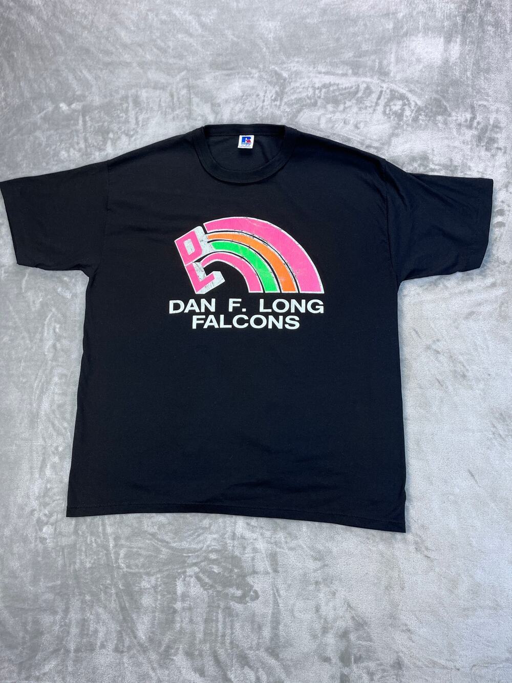 Vintage Russell Athletic Dan F. Long Falcons Tee XL